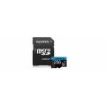 ADATA SDXC MICRO 256GB PREMIER AUSDX256GUICL10A1-RA1, CLASS 10, UHS-1, V10, SD ADAPTER, LTW