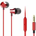 AIWA STEREO 3,5MM IN-EAR WITH REMOTE AND MIC ESTM-50RD RED