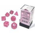 Borealis Luminary Pink/Silver Polyhedral 7-Die Set (CSX27584)