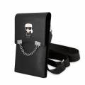 Karl Lagerfeld Wallet Ikonik Chain Bag Τσαντάκι clutch κατάλληλο για smartphone (Black - KLWBSAIPCK)