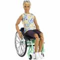 Mattel Barbie Ken Doll - Fashionistas #167 - Κούκλα με αναπηρικό καροτσάκι (GWX93)
