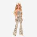 Mattel Barbie: The Movie - Collectible Doll Margot Robbie in Gold Disco Jumpsuit (HPJ99)