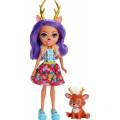 Mattel Enchantimals Mini Doll - Danessa Deer Sprint (FXM75)