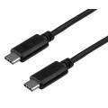 POWERTECH καλώδιο USB-C PTH-088, 100W, 480Mbps, E-mark, 2m, μαύρο