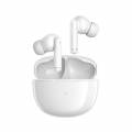 QCY HT03 ANC TWS WHITE Dual Driver 4-mic noise cancel. True Wireless Earbuds - Quick Charge 600mAh