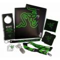 Razer LEET PACK v3 (Coasters, lanyards, pina, stickers, tattoos & metal dog tag chain)