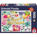 Schmidt Spiele Puzzle Happy Birthday 1000 Teile 58379