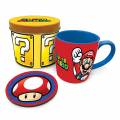 Σετ Δώρου Κούπα, Σουβέρ σε Μεταλλικό Κουτί Super Mario (MARIO)