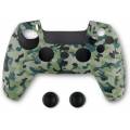 Spartan Gear Controller Silicone Skin Cover and Thumb Grips για PS5 Green Camo