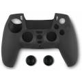 Spartan Gear Controller Silicone Skin Cover and Thumb Grips για PS5 Μαύρο