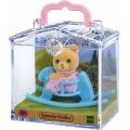 SYLVANIAN FAMILIES: BABY CARRY CASE (BEAR ON ROCKING HORSE) (5199)