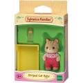 SYLVANIAN FAMILIES: STRIPED CAT BABY (5186)