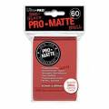 Ultra Pro - Pro Matte Small 60 Sleeves Red (REM84263)